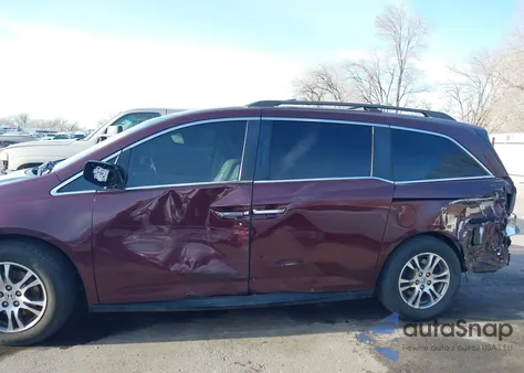 2013 Honda Odyssey Ex-L z USA, uszkodzony, nr VIN 5FNRL5H66DB061672